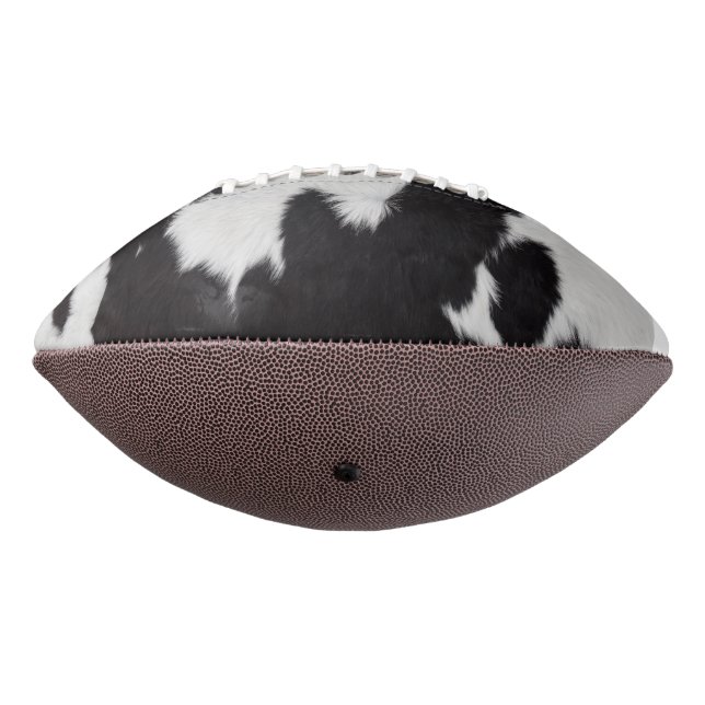 Ballon De Foot vache cacher noir blanc football (Tourné à 270°)
