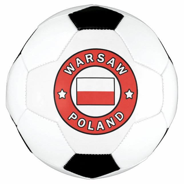 Ballon De Foot Varsovie Pologne (Devant)
