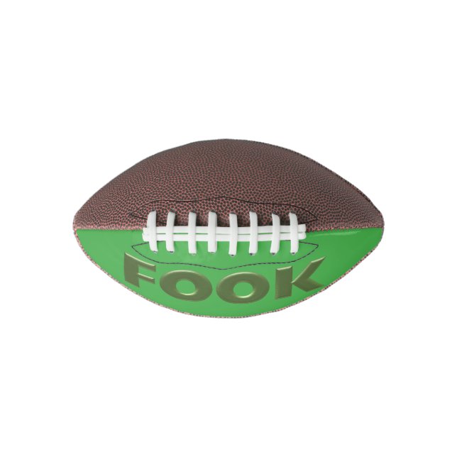 Ballon De Foot Vert pâle sur mini-football vert (Devant)