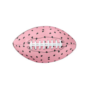 Ballon De Foot Vibes d'été sur les graines noires de pastèque ros