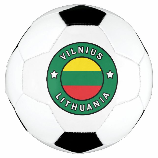 Ballon De Foot Vilnius Lituanie (Devant)