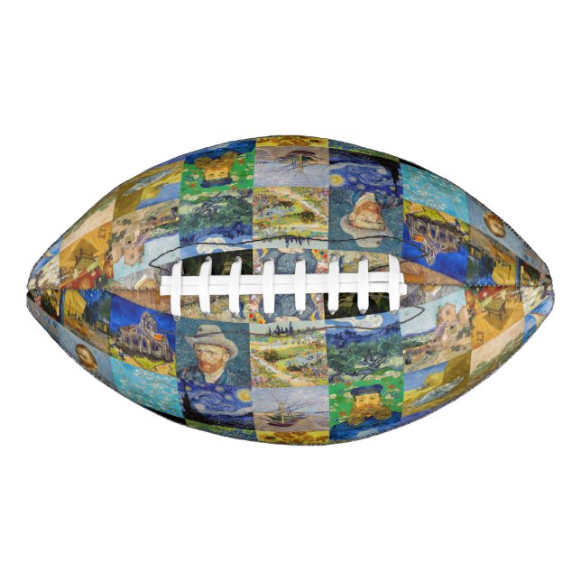 Ballon De Foot Vincent van Gogh - chefs-d'oeuvre Mosaic Patchwork (Devant)