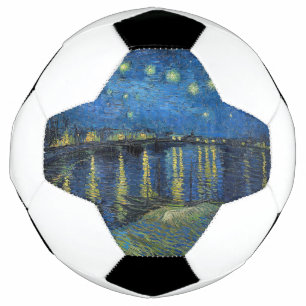 Ballon De Foot Vincent van Gogh - Nuit étoilée sur le Rhône