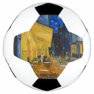 Ballon De Foot Vincent van Gogh - Terrasse de café la nuit