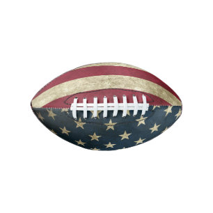 Ballon De Foot Vintage American Flag Football