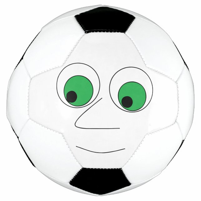 Ballon De Foot Visage de dessin avec gros nez drôle (Devant)
