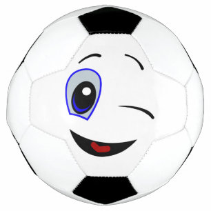 BALLON DE FOOT VISAGE SOURIRE