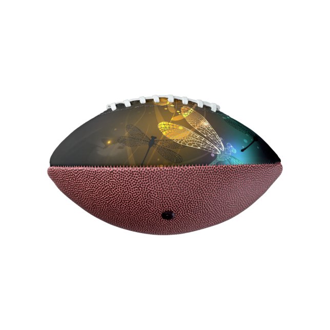 Ballon De Foot Vol de libellule verte lumineuse (Tourné à 270°)