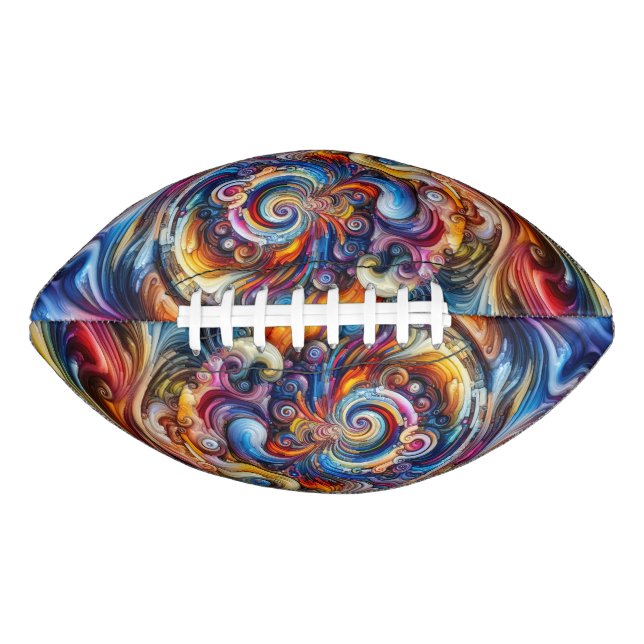Ballon De Foot Vortex couleur dynamique (Devant)