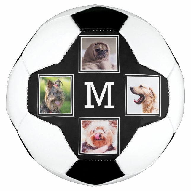 Ballon De Foot VOS 4 PHOTOS & MONOGRAM balle de football (Devant)