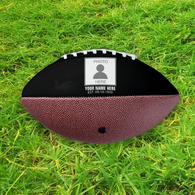 Ballon De Foot Votre photo ici Nom et âge (Créateur téléchargé)