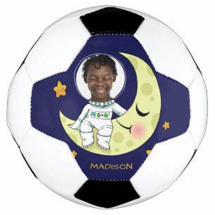 Ballon De Foot VOTRE PHOTO personnalisée Astronaut football ballo