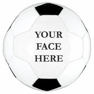 Ballon De Foot VOTRE VISAGE cadre circulaire personnalisé Soccer