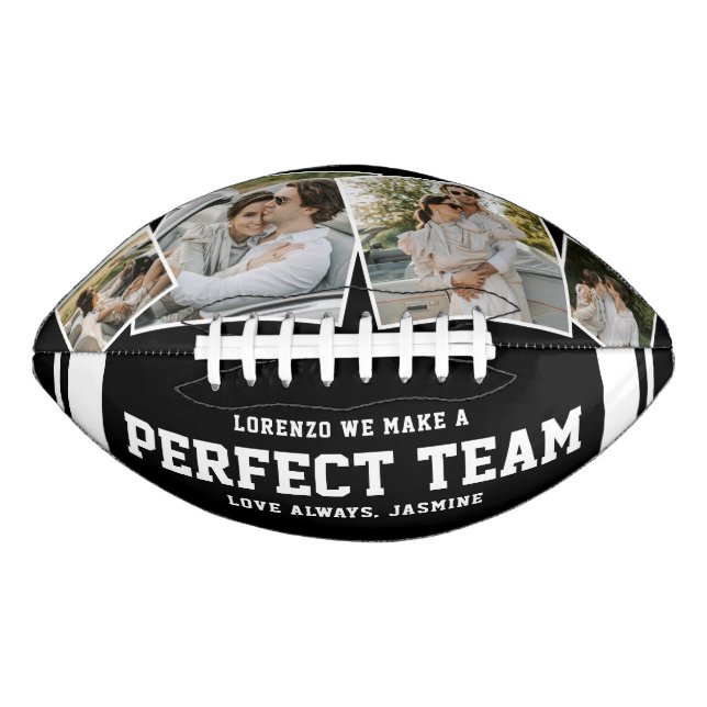 Ballon De Foot “We Make a Perfect Team” 4 Photo (Devant)