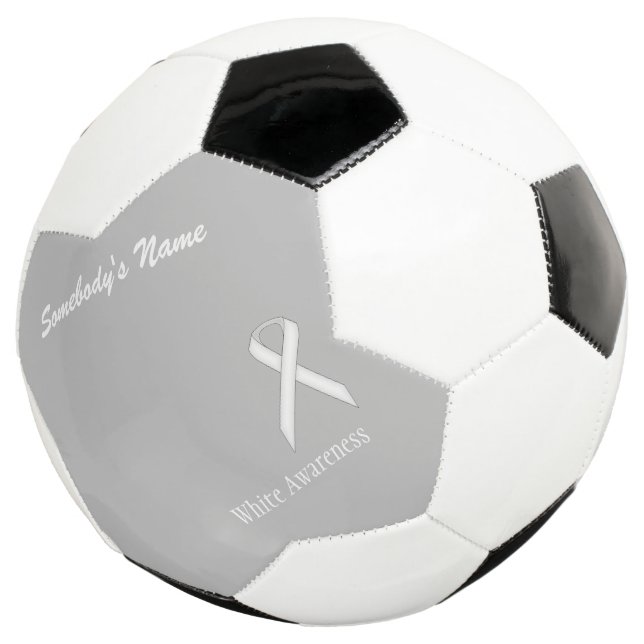 Ballon De Foot White Standard Ribbon Modèle par Kenneth Yoncich (3/4)