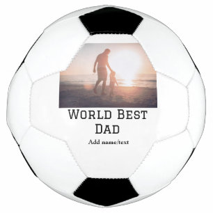 Ballon De Foot World best dad ever fat ajouter nom texte sport te