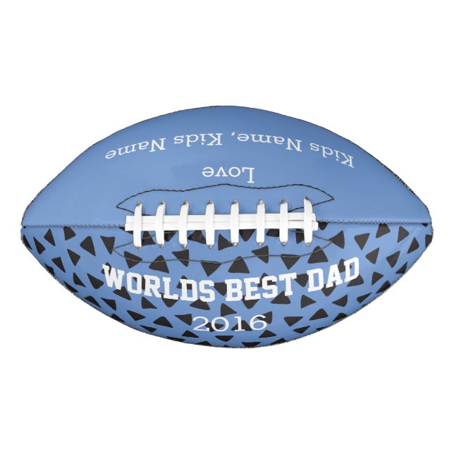 Ballon De Foot World Best Papa, Cadeau De Football Personnalisabl (Devant)