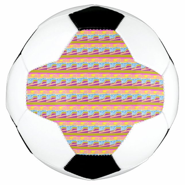 Ballon De Foot Yacht Violet (Devant)