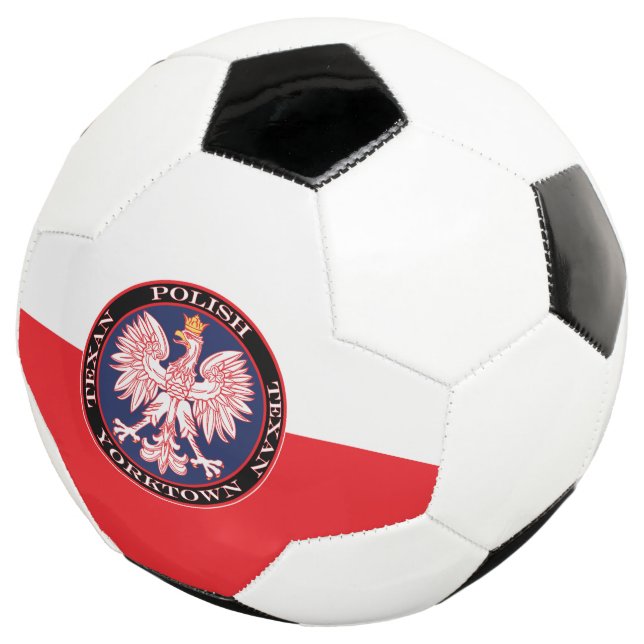 Ballon De Foot Yorktown Round polonais Texan (3/4)