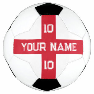 Ballon de football avec drapeau de l'Angleterre et