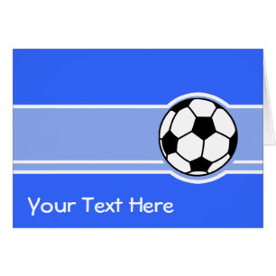 Ballon de football ; Bleu