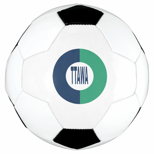 Ballon de football de conception OTTAWA (Devant)