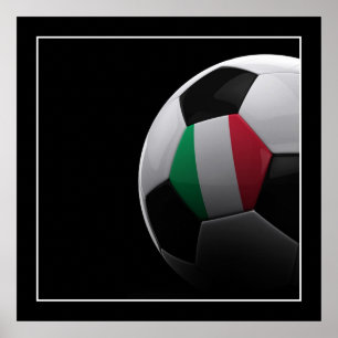 Ballon de football de l'Italie - AFFICHE
