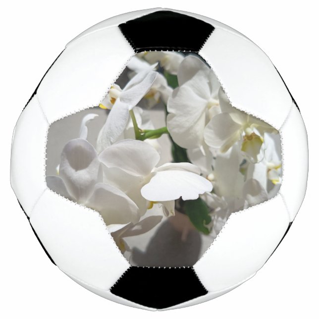 Ballon de football Orchidée Blanche (Devant)