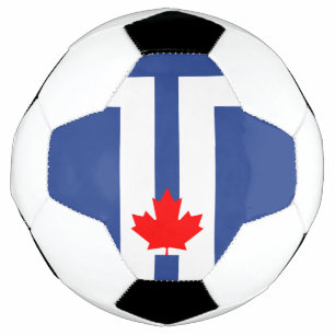 Ballon de football patriotique avec drapeau de Tor