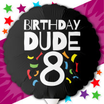 8e anniversaire 8 ans fête des garçons Anniversair