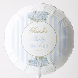 Ballon Gonflable Baby shower Blue Hydrangea