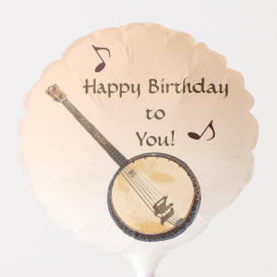 Ballon Gonflable Banjo instrument de musique ballon d'anniversaire