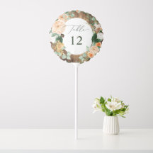 Botanique Boho Rustique Grange Mariage Numéro de t