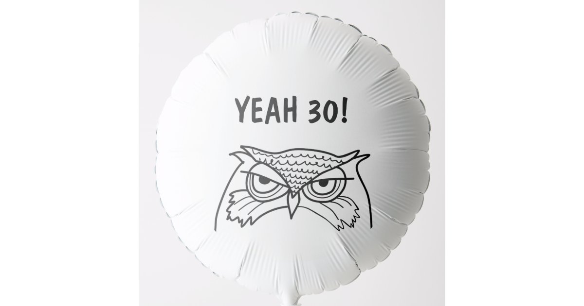 Ballon Gonflable Dessin Noir Et Blanc De Choux D Anniversaire Amusa Zazzle Fr