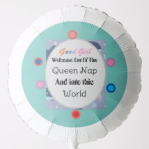 Invitation du Baby shower Queen Nap