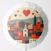 Le ballon de décoration de Saint-Valentin