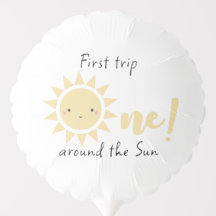 Premier Voyage Autour Du Soleil Mignonne 1Er Anniv