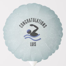 Réussite de la natation - Félicitations pour lui s