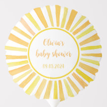 Sunshine Baby shower Ballon, baby shower Sun Boho