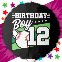 Thème de fête de baseball pour enfant de 12 ans An