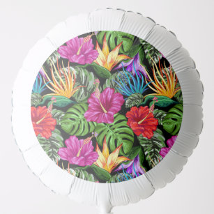 Ballon Gonflable Tropical Floral Motif d'humeur estivale