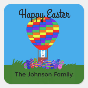 Ballons à air chaud Bunny #2 Stickers