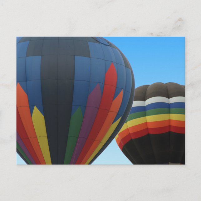 Ballons à air chaud dans la carte postale de vol (Devant)