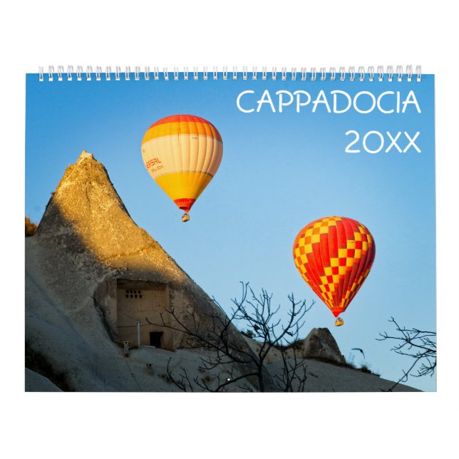 Ballons à air chaud dans le calendrier mural Cappa (Protection)