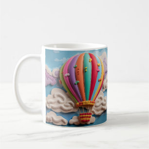 Ballons à air chaud imprimé 3D Mug de café
