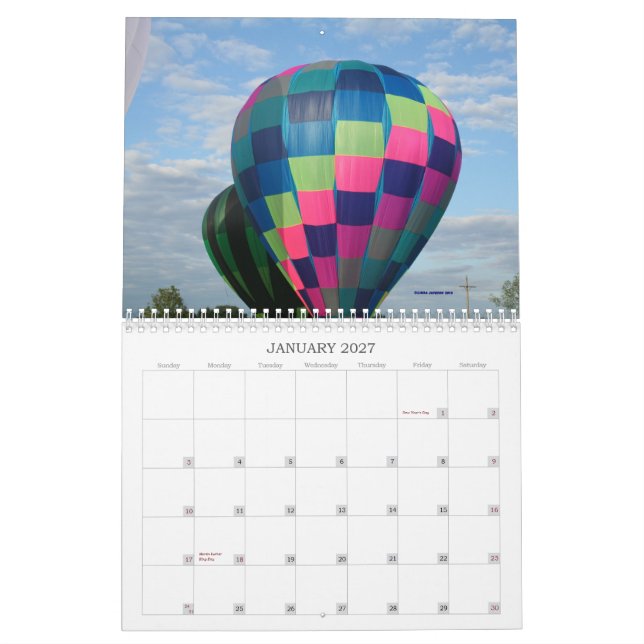 Ballons à air chauds ! ! ! !  Calendrier 2011 (Jan 2027)