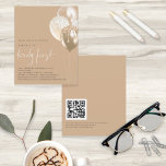 Ballons Budget Gold Ivory QR Code 21e Invitation<br><div class="desc">Budget Ballons Gold Ivory QR Code 21e Invitation de parti. Un prix économique PETIT 4, 5 po x 5, 6 po alternatif. Disponible dans un STOCK SEMI-GLOSS 110 lb CARD qui est l'option par défaut (plus épais pour les invitations), OU un STOCK SATIN FINISH 80 lb THINNER PAPER (idéal pour...</div>