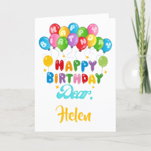 "Ballons colorés Bonne carte d'anniversaire