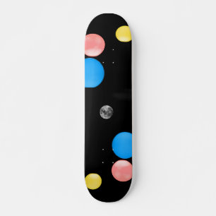 Ballons colorés Skateboard