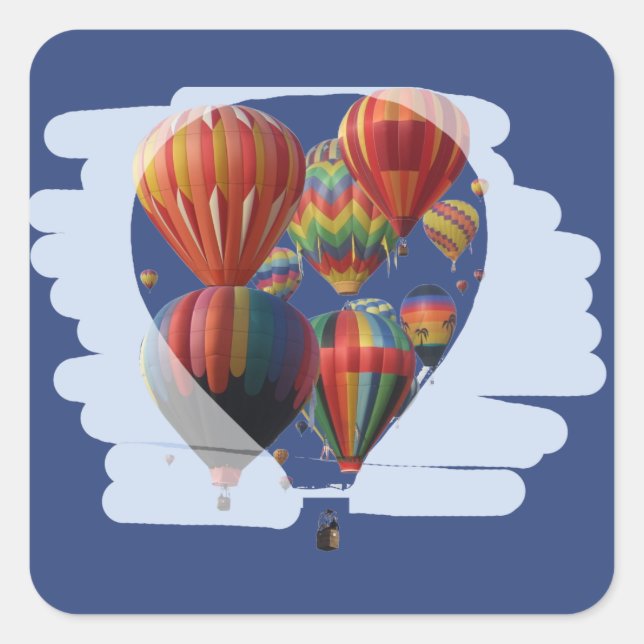 Ballons Dans Un Stickers Balloon (Devant)